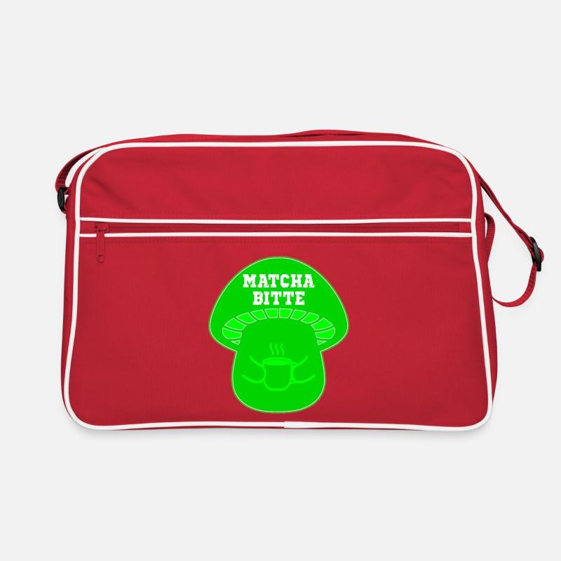 MATCHA TEE PILZE Retro Tasche