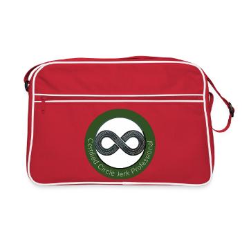 Professionnel certifié Circle Jerk - Sac Retro - rouge/blanc - Devant