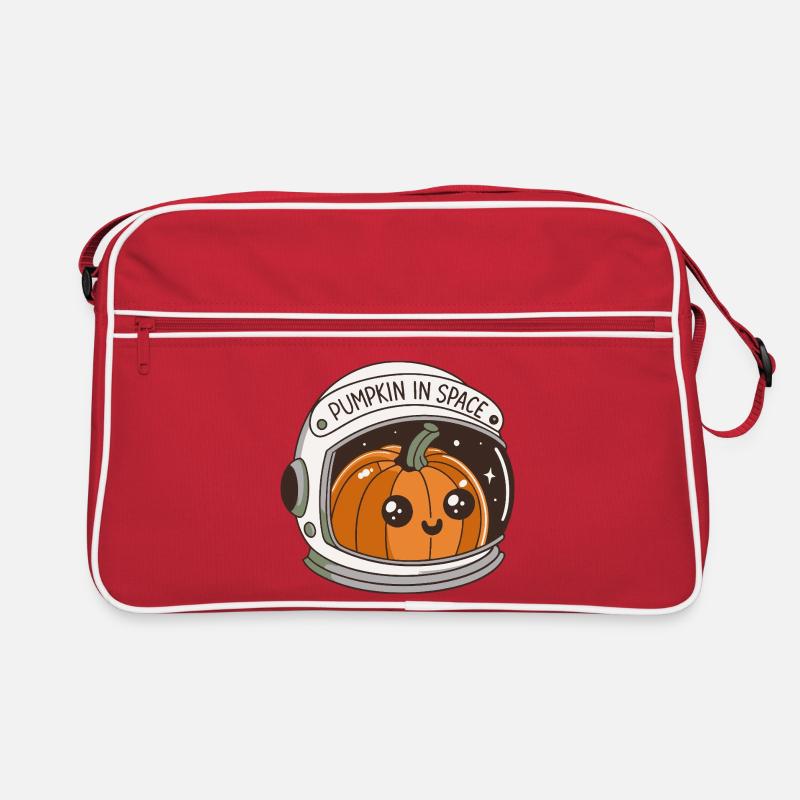 Pumpkin in Space Retro Bag