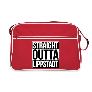 Tout droit sorti de Lippsstadt - Sac Retro - rouge/blanc - Devant