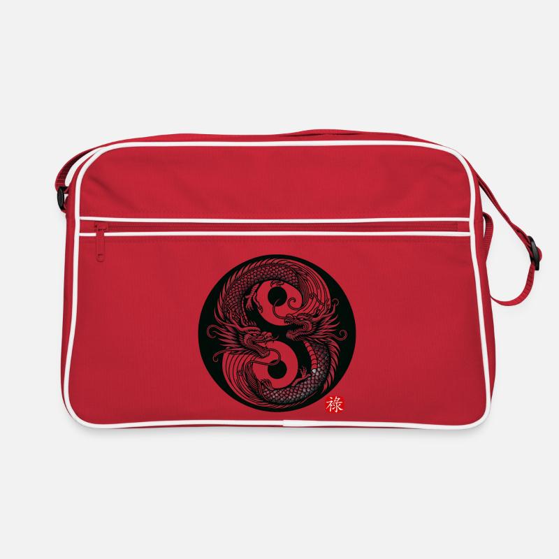 Drachentanz Retro Tasche