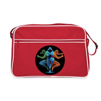Colorful trinity - Retro Bag - red/white - Front