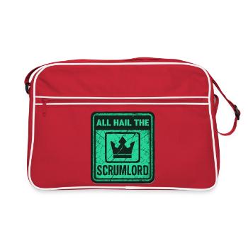 Des choses amusantes pour les Scrum Masters et les Coachs Agiles - Sac Retro - rouge/blanc - Devant