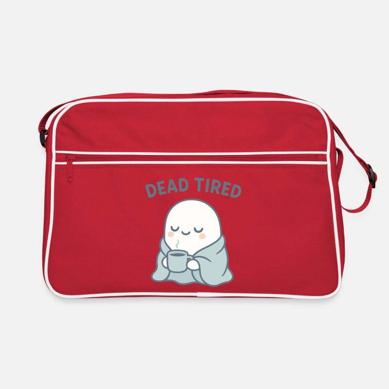 Dead Tired Ghost Cozy Mug Retro Bag