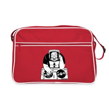 DJ - Retro Bag - red/white - Front