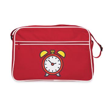 Alarm clock - Retro Bag - red/white - Front