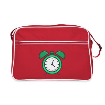 Alarm clock - Retro Bag - red/white - Front