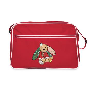 Lapin de Noël - Sac Retro - rouge/blanc - Devant