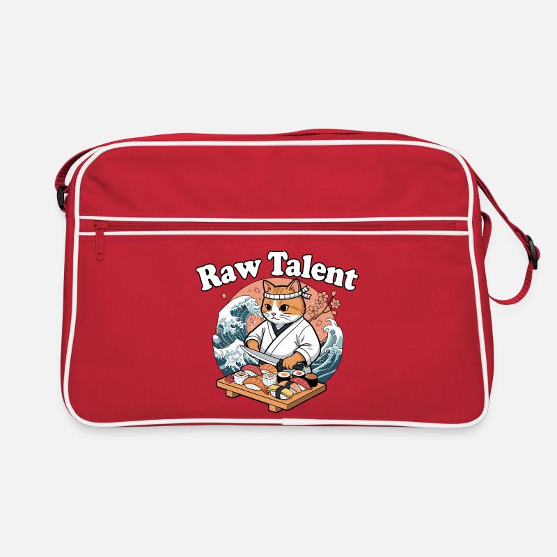 Cat Chef Sushi Master Sac Retro