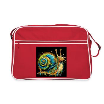 Escargot - Sac Retro - rouge/blanc - Devant