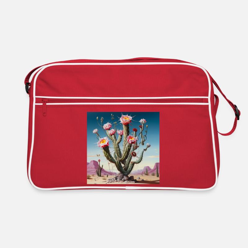 Jonc de fleur de cactus du désert Sac Retro