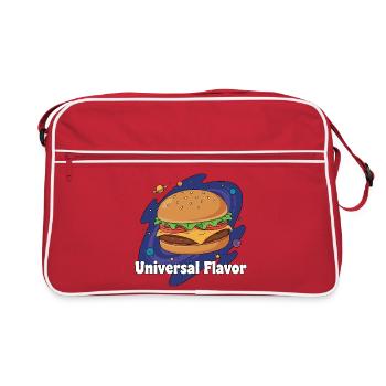 Kosmos Hamburger Universal Taste - Retro Bag - red/white - Front