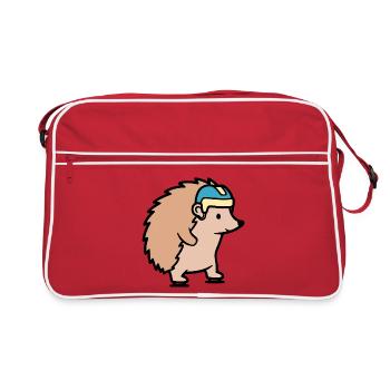 Igel Schlittschuhlaufen Hockey - Retro Bag - red/white - Front