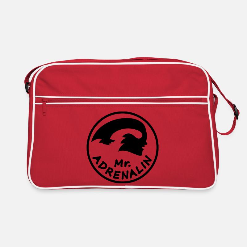 Mr. Adrenalin Rennen Retro Tasche