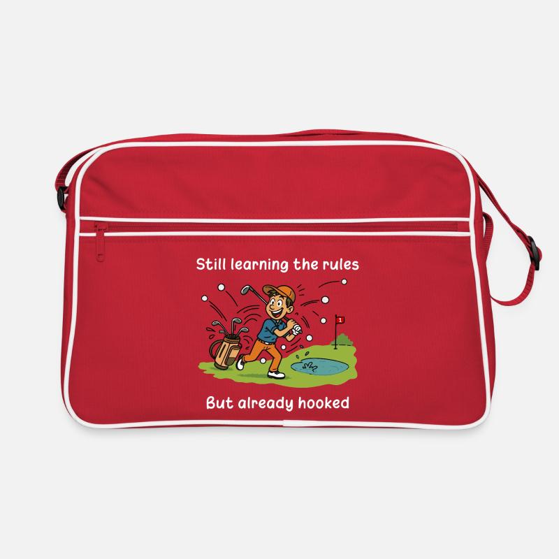 Golf - Style learning - Retro Bag - red/white