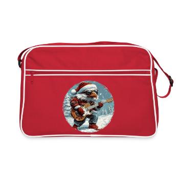 Guitare de Noël Eagle - Sac Retro - rouge/blanc - Devant