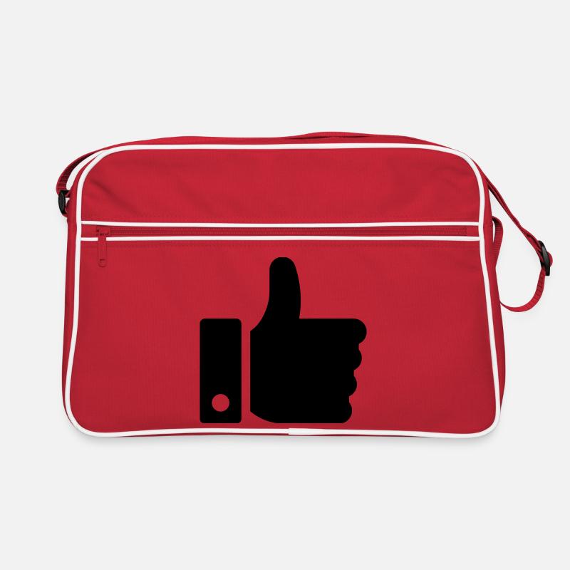 Comme la main, le symbole ok Sac Retro