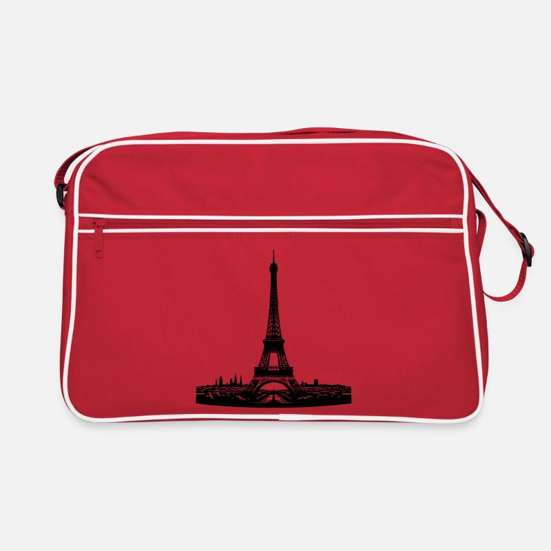 French eye-catcher Eiffel Tower typical Paris Retro Bag