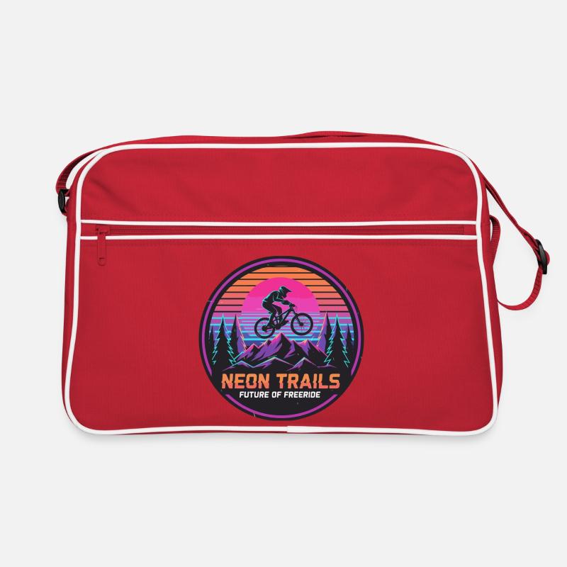 Neon Trails Mountain Freeride Retro Tasche