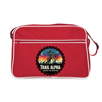 Trail Alpha Master the Mountain - Retro Bag - red/white - Front