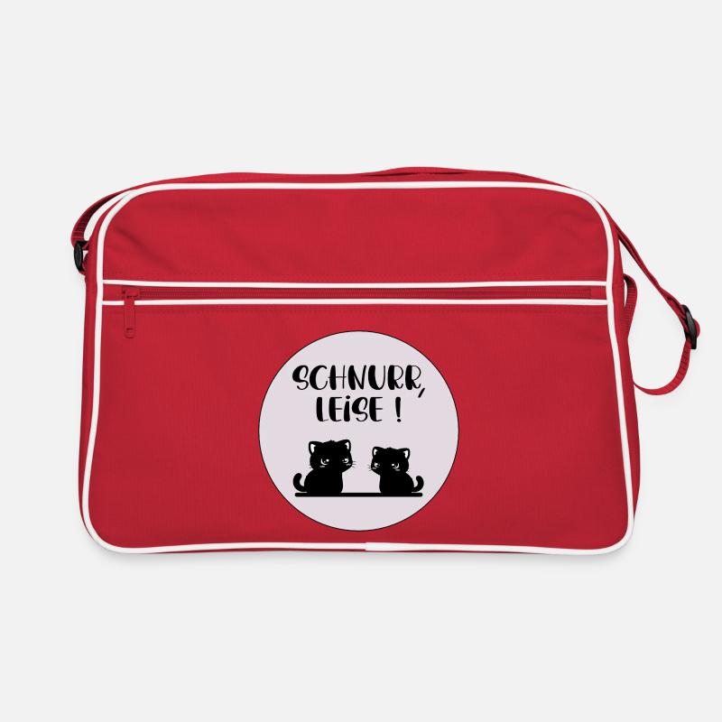 Les chats ronronnent doucement Sac Retro