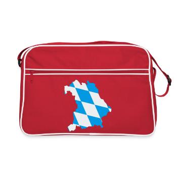 Federal State of Bavaria - Retro Bag - red/white - Front