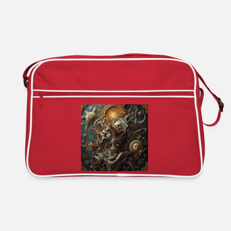 Barock-Surrealismus mit Dead Time Retro Tasche