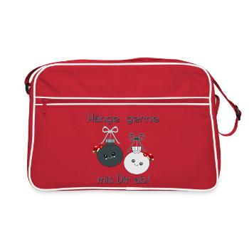 Babioles de Noël Amis de Noël - Sac Retro - rouge/blanc - Devant