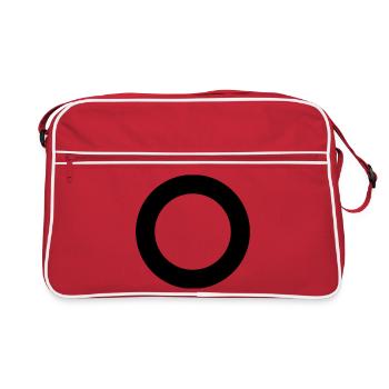 Circular ring - Retro Bag - red/white - Front