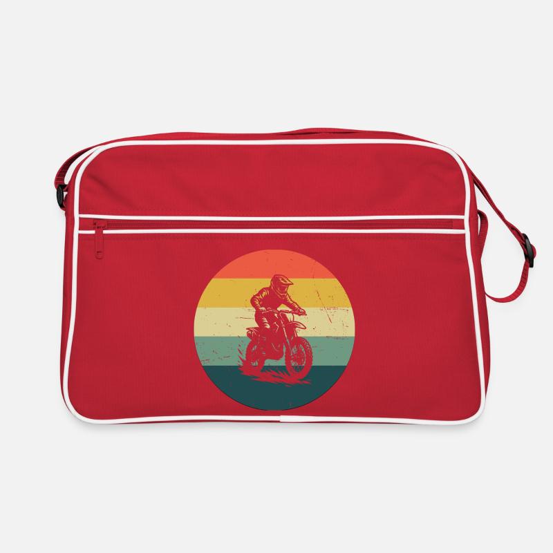 Clear Motocross Message Retro Bag