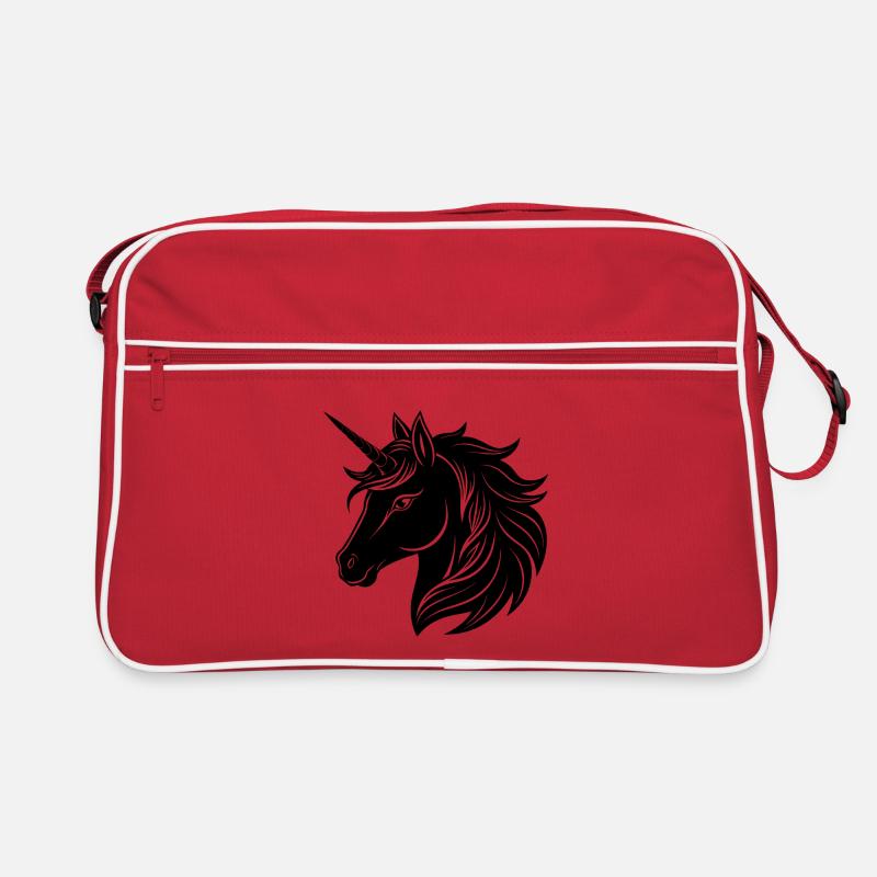 Unicorn head Retro Bag