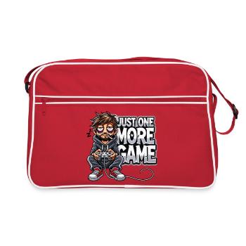 Nur ein weiteres Spiel - Retro Tasche - Rot/Weiß - Vorne