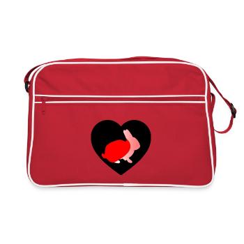 Rabbit - Retro Bag - red/white - Front