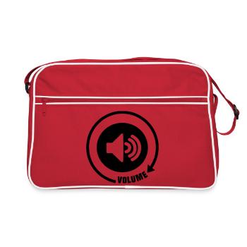Volume_knop_8 - Sac Retro - rouge/blanc - Devant