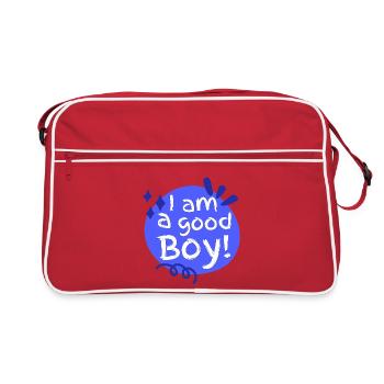 I'm a good boy - Retro Bag - red/white - Front