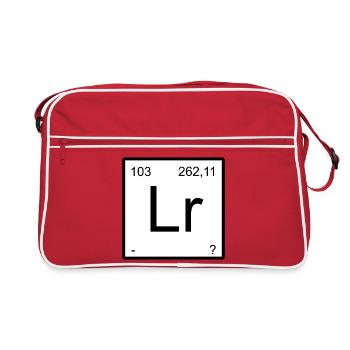 Lr Lawrencium Thé Minimaliste - Sac Retro - rouge/blanc - Devant