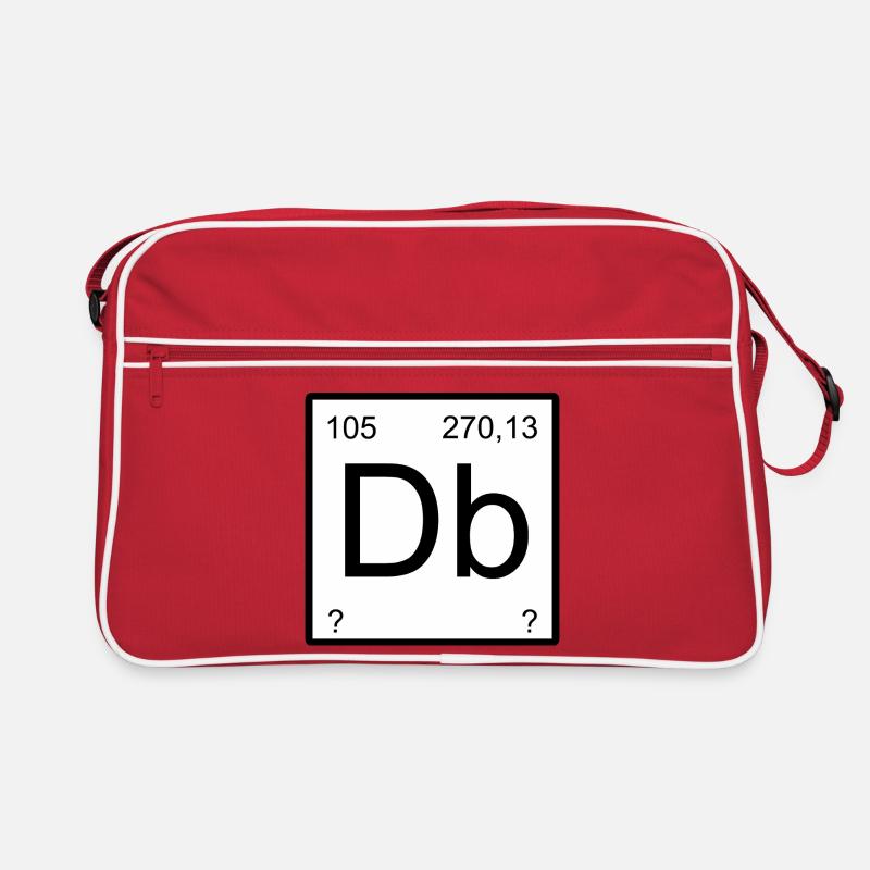 Typographie de l’élément de Dubnium Sac Retro