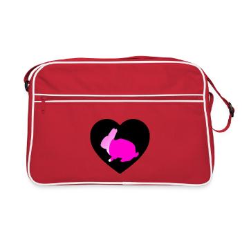 Rabbit - Retro Bag - red/white - Front