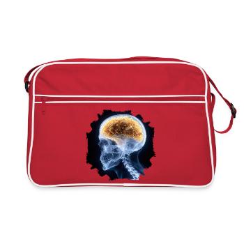 The other day at the X-ray - everything is fine - Retro Bag - red/white - Front