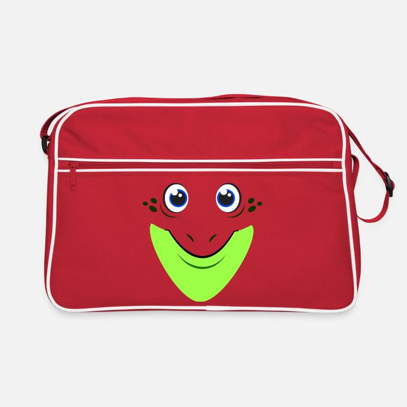 Cute Frog Face Crazy Diy Funny Costume Frog Face Retro Bag
