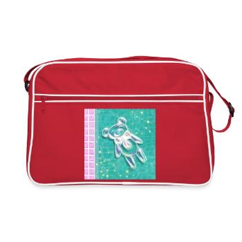 Clean Core Bubble Bear - Retro Bag - red/white - Front