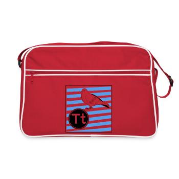 T for Dove - Retro Bag - red/white - Front