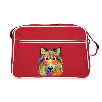 colley - Sac Retro - rouge/blanc - Devant