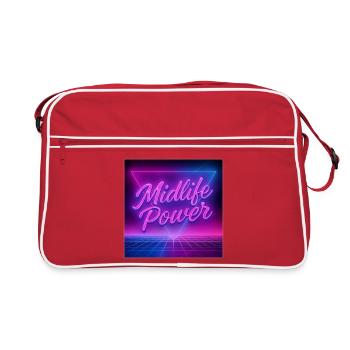 Pouvoir de la mi-vie - Sac Retro - rouge/blanc - Devant