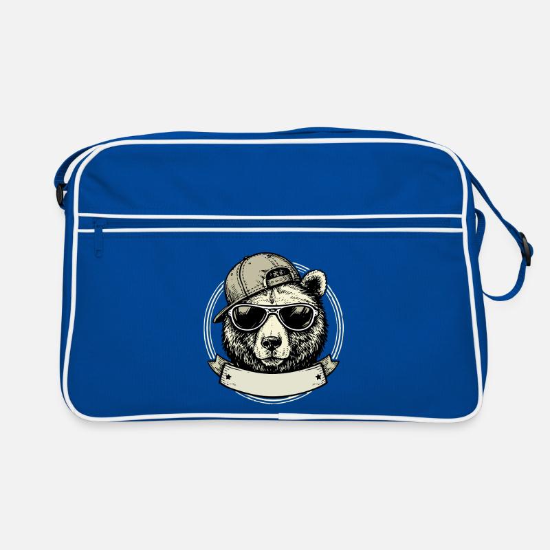 Ours avec des lunettes de soleil rétro Sac Retro
