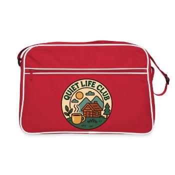 Quiet Life Club - Retro Bag - red/white - Front