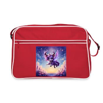 Purple Dragon Moonflight - Retro Bag - red/white - Front