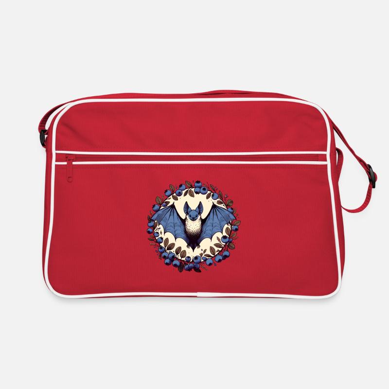 Blue Bat Moonberry Circle Retro Tasche