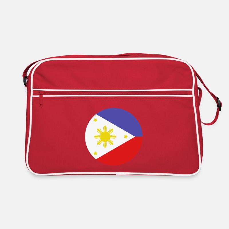 Drapeau rond philippin Sac Retro
