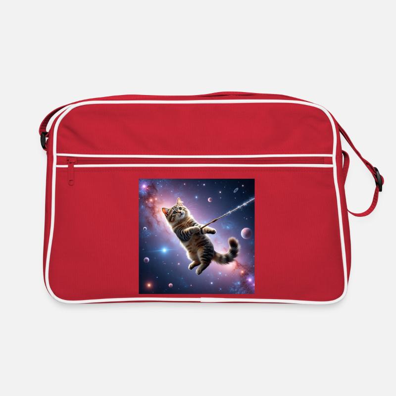 Chat dans l’espace Sac Retro
